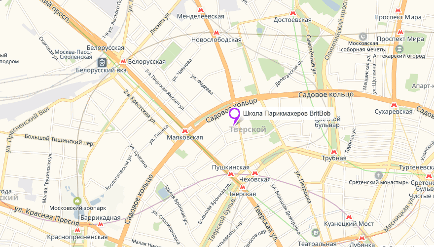 BritBob на карте Яндекс